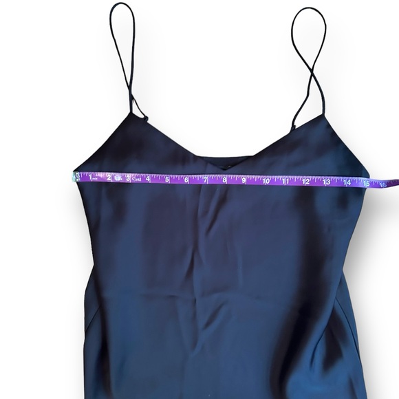 Club Monaco Kora Black Satin Cami Tank Size XS NWOT Condition - Picture 9 of 14